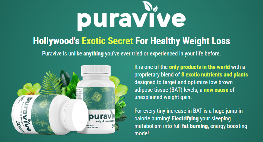 PuraVive Review: Hollywood's Exotic Secret For Natural Healthy Weight Loss Secret